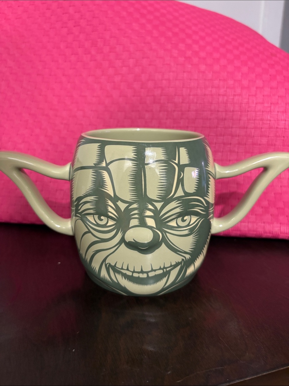 Disney Star Wars Ceramic Dish in Olive Green and Cream Rim